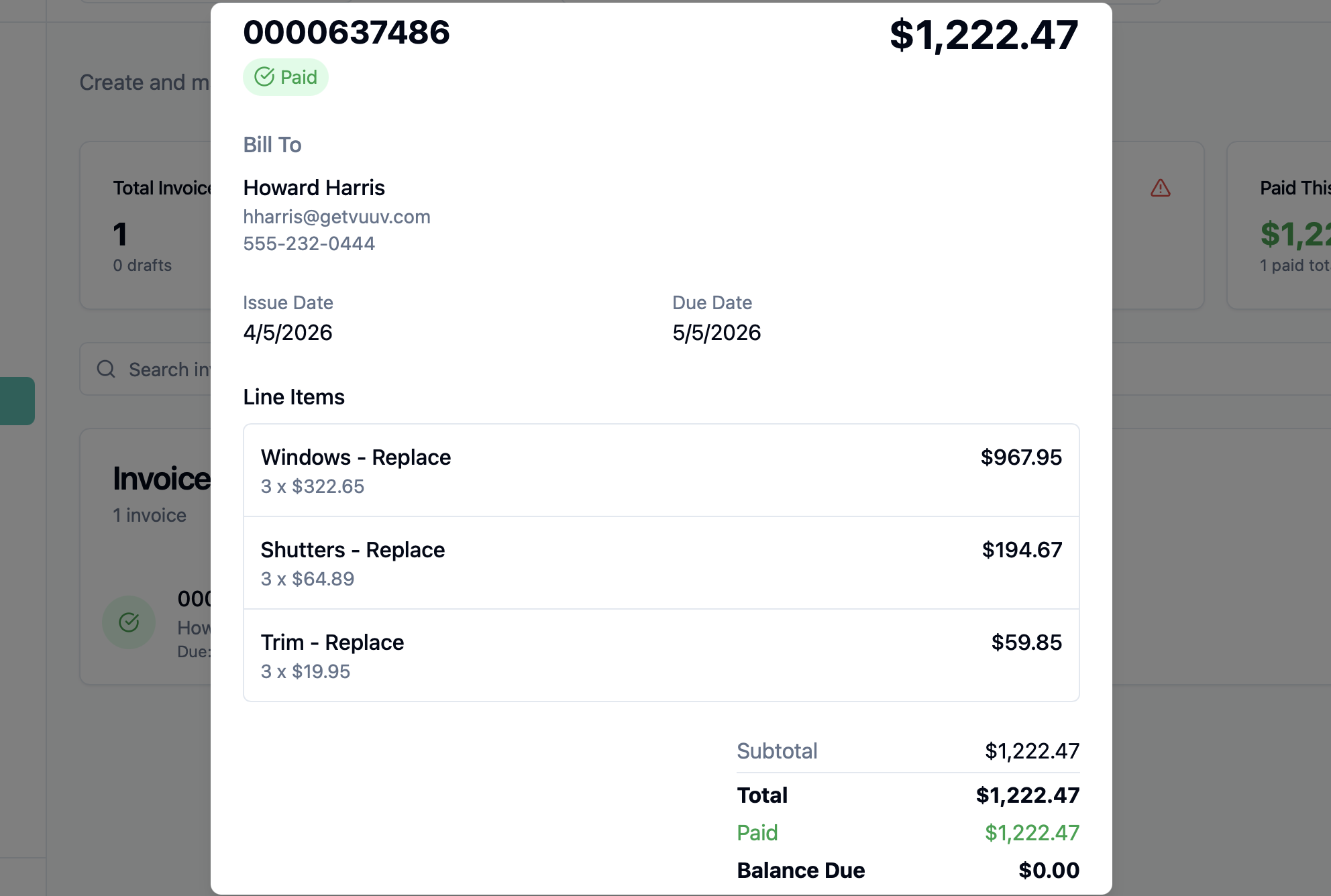 Invoices & Estimates